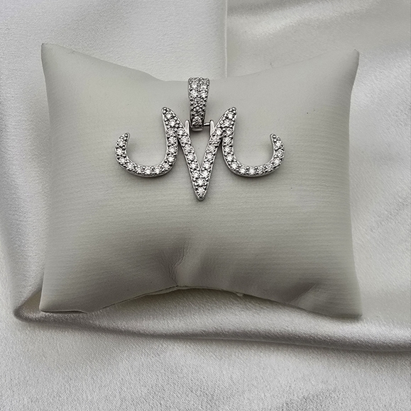 Sterling Silver 925 Moissanite Majin Pendant